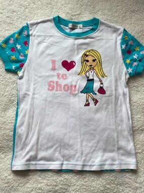 Vintage I Love to Shop Baby Tee